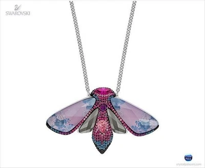 Collana lunga con ciondolo farfalla ditty cristallo Swarovski 29,5" in... - Immagine 1 di 4