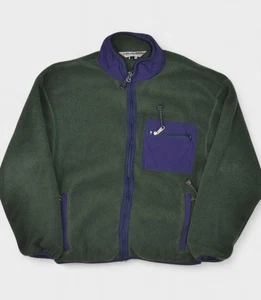 Vintage Eastern Mountain Sports Jacket Womens Medium Green Polartec Fleece EMS - Picture 1 of 9