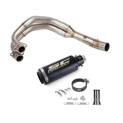 Exhaust System Pipe Header Pipe DB Killer For Yamaha YZF R7 MT-07 FZ07 2014-2025 Foto 1 de 4