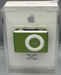 Apple iPod Shuffle 2nd Generation Green 1GB A1204 MP3 Player NEW Factory Sealed - Picture 1 of 5