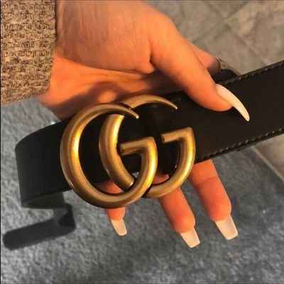 Cinturón Gucci Marmont Doble G Talla 90cm Se Ajusta Cintura 30-32 Foto 1 de 2