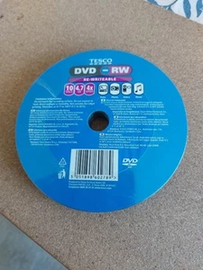 10 x DVD-RW REWRITABLE DISCS 4.7GB 4X SPEED Sealed in pack. - Afbeelding 1 van 3