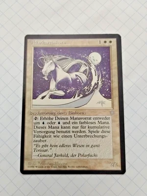 MTG Adarkar Unicorn (Adarkareinhorn)  Ice Age Regular Common - Bit of Edge Wear - Image 1 of 4