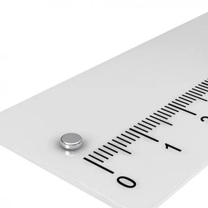 250x DISCO MAGNETICO AL NEODIMIO POWER, 3x1 mm, 48, BACHECA, MODELLISMO, SUPERMAGNETE - Foto 1 di 1