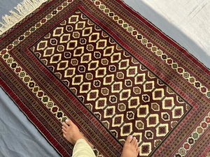 4x6 Top Quality Afghan Hand-Knotted Rug, Soft Pile, Tribal Wool Baluchi Area Rug - Picture 1 of 12