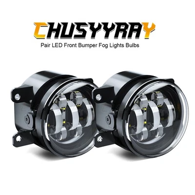 For 2012-2018 Fiat 500 Front Bumper Fog Light Driving Lamp Clear With Bulb LH=RH - Image 1 of 4