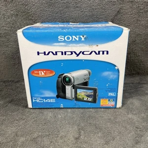 Sony Handycam DCR-HC14E Handheld MiniDV Camcorder Silver Tested Working - Picture 1 of 13