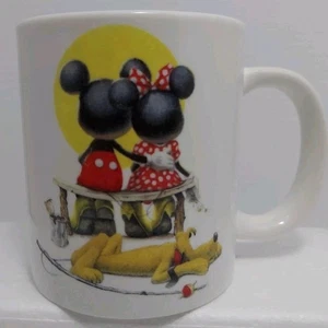Disney "Puppy Love" by Charles Boyer large ceramic 18oz mug Mickey Minnie  - Picture 1 of 8