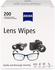 Zeiss Pre-Moistened Lens Cleaning Wipes, 200 Count