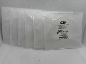 6 pack of GHS 20ga plain guitar strings .020" for acoustic or electric guitar - Bild 1 von 4