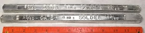 2 New Unused Bars of Oatey 4-in-1 50/50 1lb Solder Bars, Total Weight 2lb 4oz - Picture 1 of 3