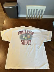 Camisa de colección Big Dogs para hombre XL When Life Presents A Challenge Take A Shot - Imagen 1 de 5
