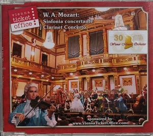 Mozart: Clarinet Concerto, Sinfonia Concertante CD, 1998 Vienna Mozart Orchestra - Picture 1 of 2