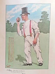 Kyd prints 2 x Pickwick Papers - Caricature cricketing 19th Century cricketers - Picture 1 of 6