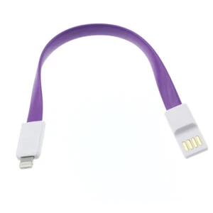 Per iPhone 5 6S 7 8 Plus Caricabatteria Corto Cavo USB Cavo Alimentazione Ricarica Rapida - Foto 1 di 6