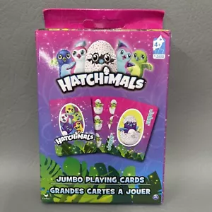 Hatchimals Jumbo Playing Cards Game for Kids 4+ Players - Picture 1 of 4