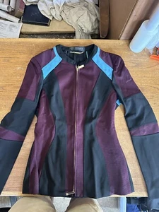 New Versace Multicolor Block Sweat Jackets - Women - IT Size 42 - Picture 1 of 7