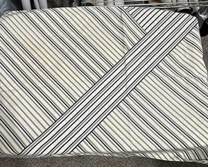 Juego de 4 fundas de almohada estándar vintage Wondercale de Springmaid a rayas diagonales - Imagen 1 de 7