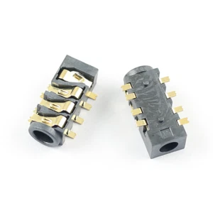 5Pcs 3.5mm Female Audio Connector 8 Pin SMT SMD Headphone Jack PJ393 - Picture 1 of 5