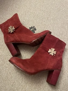 Stiefeletten, Stiefel von Guido Maria Kretschmer, rot, neu, Gr. 40 - Bild 1 von 7