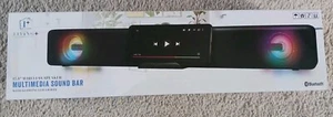 Living+ 17.5 Wireless Speaker Multimedia Sound Bar With Led Lights Bluetooth - Picture 1 of 3