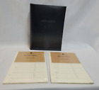Gallery BLACK Leather Address Book 792 Records 7" X 9" msrp $40