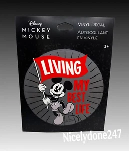 Decalcomania vinile Disney TOPOLINO "Vivere la mia vita migliore" - Foto 1 di 3