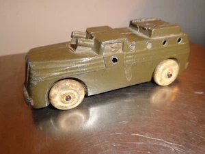 BARCLAY  MILITARY ARMORED DOUBLE CANNON TRUCK VEHICLE - Picture 1 of 10