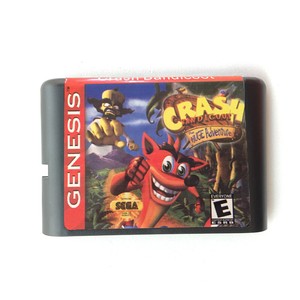 Crash Bandicoot 16 bit MD Memory Card Sega Mega Drive 2 SEGA Genesis Mega drive