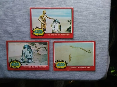 1977 Topps Star Wars R2D2 C3PO bay-bee! #69 96 130 Red series - Image 1 of 4