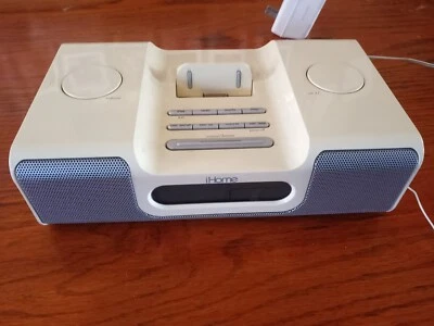 iHome Ih5 Alarm Clock Radio Apple iPod Home System - Image 1 of 2