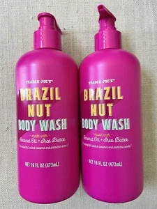 2 Packungen Trader Joe's Paranuss Duschgel 16 flüssige Unzen NEU LIMITIERT 🔥 - Bild 1 von 2
