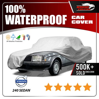 Cubierta impermeable para coche Volvo 240 sedán 6 capas 1990 1991 1992 1993 Foto 1 de 4