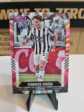 Panini Score FIFA 2021-22 Federico Chiesa 04/25 Pink Laser Numbered Juventus 134