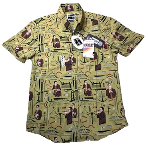 RSVLTS Roosevelts The Office S/S Shirt Gr. Medium Comedy Button Up Dwight Schrute - Bild 1 von 9
