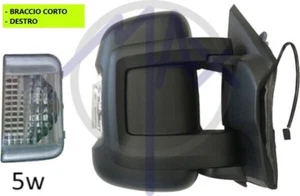 SPECCHIO SPECCHIETTO RETROVISORE DX PER FIAT DUCATO MANUALE 2006 E 2014 IN POI - Foto 1 di 5