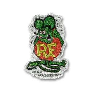 Mooneyes Rat Fink Metalflake Decal rdf033gr FREE SHIPPING - Foto 1 di 1