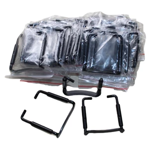 20pcs Black 4/4 Violin Chin Rest Screw Clamp Hold Glue Violin Accessories - Picture 1 of 4