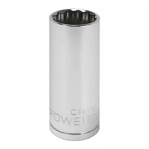 Powerbuilt 3/8 in. Drive x 19mm 12 Point Metric Deep Socket - 940069 - Picture 1 of 5