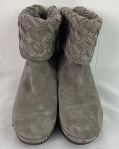 UGG Lynnea Arroyo Weave Chestnut Bootie Size 10 - Picture 1 of 10