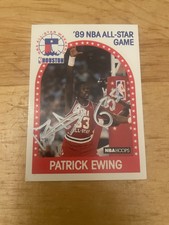 1989-90 NBA Hoops - All-Star Game #159 Patrick Ewing. SIGNED!