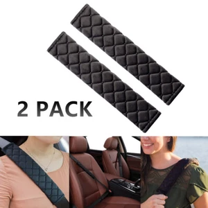 2PCS Car Safety Seat Belt Shoulder Pad Cover Cushion Harness Comfortable Driving - Picture 1 of 8