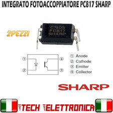 2x PC817 fotoaccoppiatore PC 817 optoisolatore DIP4 SHARP 100%