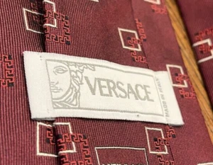 CORBATA TRAJE DE DISEÑO DE CALIDAD DE LUJO GIANNI VERSACE MEDUSA ENVÍO GRATUITO - Imagen 1 de 6