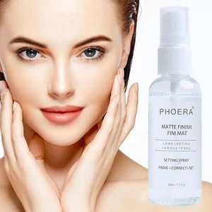 PHOERA Long Lasting Matte Finish Setting Spray Makeup Face Primer Foundation - Picture 1 of 11