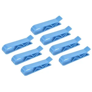 16PCS Garbage Bin Clips Non-Slip Trash Bag Clamp Kitchen Blue Wastebasket - Picture 1 of 5