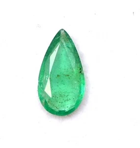 8,50x4,50 mm Zertifiziert Natürlicher Smaragd Birnenschliff 0,61 cts Unbehandelt Lose Edelsteine - Bild 1 von 6