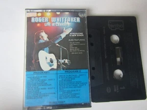 Roger Whittaker Live in Canada 1975 cassette tested/listen free shipping - Picture 1 of 4