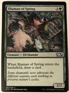 MTG Shaman of Spring Magic 2015 199/269 Regular Common - Imagen 1 de 1