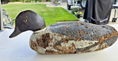 Isca de pato vintage Goldeneye cortiça de galinha Ken Harris - Imagem 1 de 4